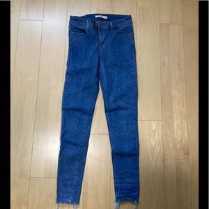 Levi’s super skinny high waisted jeans